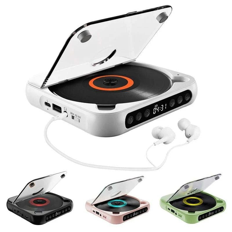 2025 Hot Selling Nostalgia Portable Bluetooth-Compatible CD player